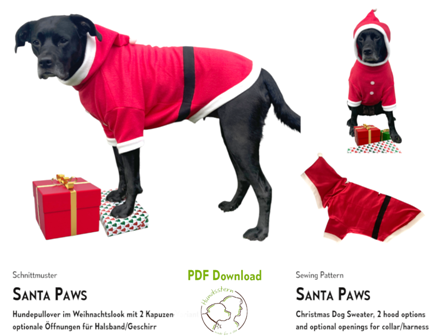 SANTA PAWS Christmas jumper, Christmas sweater